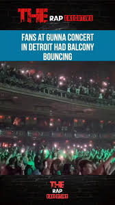 Gunna Fans in Detroit had the balcony bouncing 😯 #raptok #rapper #hiphop  #gunna