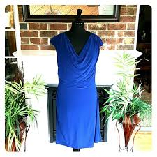 Final Mark Dwn Nwt Royal Blue Rouched Dress Rouched Dress Dresses Dress Brands