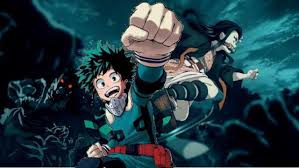1 canon 2 fanon 3 fandom 4 gallery 4.1 manga 4.2 official art 5 navigation inosuke and aoi first met when tanjiro, zenitsu, nezuko, and inosuke came to the butterfly estate due to injuries after the fight on mount natagumo. My Hero Academia Stars Join Demon Slayer In This Mash Up