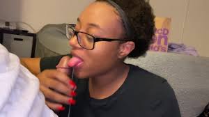 HD Ebony Nerd BJ