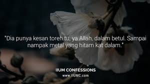 Maybe you would like to learn more about one of these? Disebalik Kereta Calar Iium Confessions