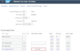 Maintenance Of Hsn/Sac Codes For Gst India