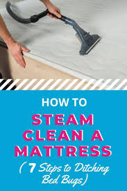 How To Steam Clean A Mattress 7 Steps To Ditching Bed Bugs Mattress Cleaning Steam Cleaning Steam Clean Mattress