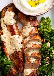 Pork loin roast, with its golden, tender crust and moist, supple center, might be the smartest meal to serve when you're feeding a crowd. Pork Tenderloin With Creamy Mustard Sauce Recipetin Eats