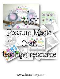 Possum And Koala Craft To Go With The Book Possum Magic Possum Magic Magic Crafts Possum