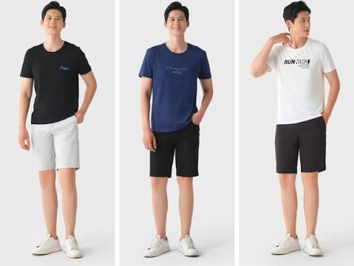 12+ Cách Phối Áo Thun Với Quần Short Nam Trẻ Trung, Khỏe Khoắn Nhất 5S Fashion - 5SFASHION