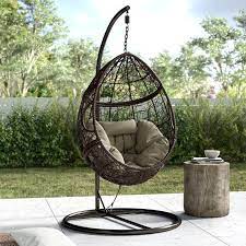 dawson outdoor basket swing chair with stand egg swing chair swinging chair hanging egg chair