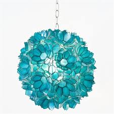 Turquoise Pendant Light Turquoise Chandelier Turquoise Floral