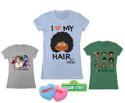 On hot days the sweat would cause the frizzies and i was made fun of ruthlessly. Sesame Street I Love My Hair Shirts Sisterlocked