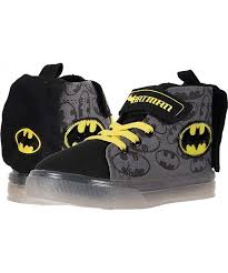 Batman Canvas Hi Top Light Up Black Yellow Sneaker Shoes Toddler Littlekid Black Cp18eguk98a Fashion Kids Shoes Yellow Sneakers Boys Shoes