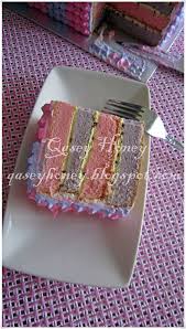 Kek span pandan gebu mak oi. Kek Span Strawberry Blueberry Qasey Honey