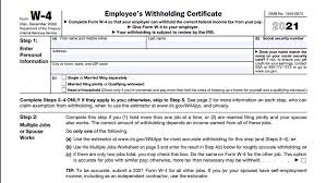 Should you obtain one of these government benefits, it's feasible to apply it: Irs Form W4 V 2021 W4 Form 2021