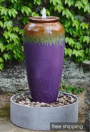 The tuscan jar fountain is. Ceramic Fountain Garden Water Fountains Fountains Outdoor Garden Fountains