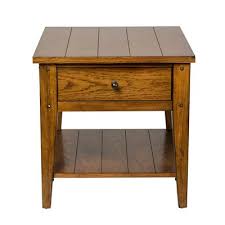 Loon Peak Kalene End Table With Storage End Tables End Tables With Storage Wood End Tables