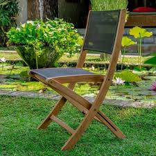 Check spelling or type a new query. 2 Chaises Pliantes Navy Teck Et Toile Noire 50 X 57 5 X H87 Cm Truffaut