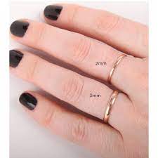 Catbird Classic Wedding Bands Half Round Band 2mm Classic Wedding Band Thin Gold Wedding Band Wedding Bands