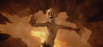 Gollum falls into mount doom with ring, happy | Cultjer