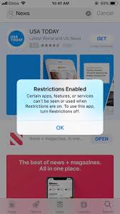 I Don T Have Restrictions Enabled Why Can T I Launch Apple News Iphone