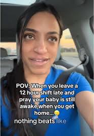 Girl Leaving Work Early Because Her Daughter Is Hungry and Dad Is Asleep