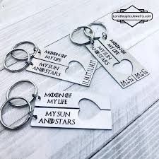 The sun, moon and stars are there to guide us. My Sun And Stars Pendent Gift Lovers Couples Heart Accessories Key Chains Cool Quote Keychain Moon Of My Life Nayancorporation Com