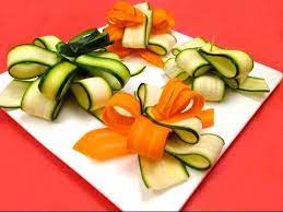 Maybe you would like to learn more about one of these? How To Make A Gift Bow With A Zucchini Hd Food Carving Fruit And Vegetable Carving Vegetable Side Dishes