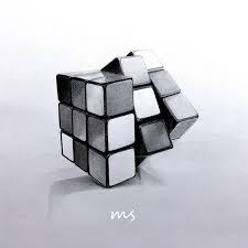 Rubik S Cube In 2020 3d Pencil Drawings Pencil Drawings Art Drawings Sketches Pencil