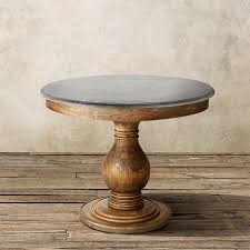 Set (round pedestal dining table & 4 side chairs) $1,895.00 sale $1,099.00 Luca Pedestal Dining Table In Barnwood Natural Pedestal Dining Table Round Pedestal Dining Table Dining Room Table