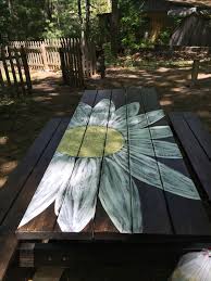 067dde5731db84d67865e3bbf4efcea7 Jpg 736 981 Painted Picnic Tables Outdoor Decor Picnic Table