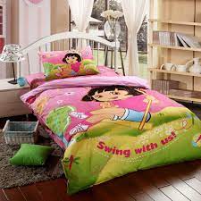 With a typical size of 60 inches wide by 80 inches long, a queen size bed has enough space for two people to sleep comfortably together. Dora Bedding Set Twin Size Ebeddingsets