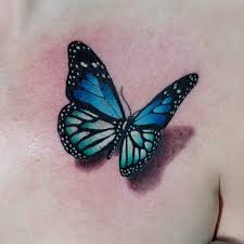 Royal Flesh Tattoo Piercing On Instagram Blue Butterfly Tattoo By Donmeatball R Blue Butterfly Tattoo Butterfly Tattoo Designs Realistic Butterfly Tattoo