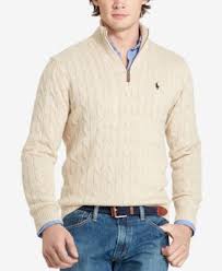 К сожалению, этот товар распродан. Polo Ralph Lauren Men S Cable Knit Mock Neck Sweater 98 50 Perfect For Layering This Half Zip Sweater Is C Mens Casual Outfits Winter Outfits Men Men Sweater