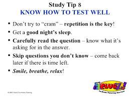 To find the best places to study for a test, you just have to look for three things: Study Skills Tips By Club Z In Home Tutoring