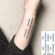 Up to 5 digits will fit on one applicator. Waterproof Temporary Tattoo Stickers Neck Sexy Letter Tattoo Small Size Tatto Flash Tatoo Fake Tattoos For Man Girl Women Temporary Tattoos Aliexpress