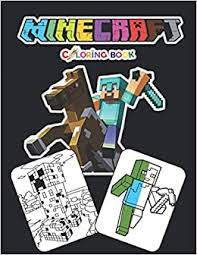 The sun is shining and clouds are flying. Minecraft Coloring Book 50 Coloring Pages For Kids And Adults Amazing Drawings Characters Weapons Other Unofficial H Balan Colorig 9798699180608 Amazon Com Books