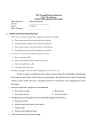 Maybe you would like to learn more about one of these? Contoh Soal Teks Eksplanasi Sd Kelas 5