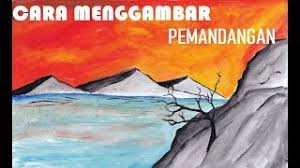 Gambar gambar 10 lukisan pemandangan sawah padi waktu sumber : Cara Menggambar Pemandangan Alam Menggunakan Pensil Dan Cat Air Dengan Mudah Youtube