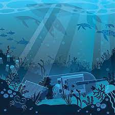 Flat Underwater Illustration Under The Sea Clipart Illustration Underwater Png And Vector With Transparent Background For Free Download In 2021 Under The Sea Clipart Ocean Illustration Underwater Background