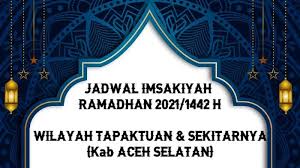 Pengurus pusat muhammadiyah telah merilis kalender puasa atau kalender jadwal puasa untuk bulan ramadhan 1442 h. Jadwal Imsakiyah Ramadhan 2021 1442 H Untuk Wilayah Tapaktuan Dan Sekitarnya Mulai 13 April Serambi Indonesia