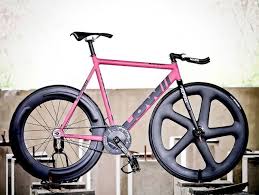Low Matte Pink Taipei Singlespeed Bicycle Fixed Gear Pink Bike