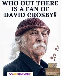 The talented David Crosby would've celebrated his 84th Birthday today...  RIP. 💖 He first found fame as a member of the Byrds, with whom he helped  pioneer the genres of folk rock