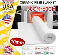 Professional Grade Fire Blanket 24INCHx12INCH 2500F Ceramic ...