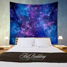 Tapestries Blue Nebula Wall Tapestries Galaxy Wall Art Galaxy Wall Hanging Galaxy Wall Decor Galaxy Wall Art Print Dorm Wall Decor Dorm Walls Blue Space