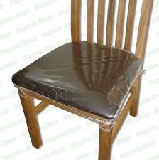 The dining chair slipcover features stretchy material to give a snug fit on the chair and provides a clean sleek look. Strong Dining Chair Protectors Clear Plastic Cushion Seat Covers Protection Ebay