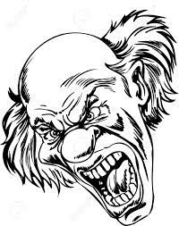 Le clown est un personnage faisant partie de l'univers du cirque. Scary Clowns Vector Illustration Prete Pour La Decoupe De Vinyle Clip Art Libres De Droits Vecteurs Et Illustration Image 8437784