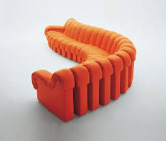 Endless Sofa Ds 600 By De Sede Orange Sofa Design Sofa Design Elegant Sofa