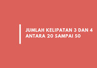 Bilangan asli antara 2 dan 6. Jumlah Bilangan Kelipatan 3 Dan 4 Antara 20 Sampai 50 Adalah Solusi Matematika