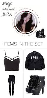 Midnight Entertainment New Idol Yura By Clclove On Polyvore Featuring Art Hatememidnight And Plus Size Cloth Plus Size Outfits Clothes Design Kpop Outfits