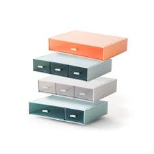 For a desk that doesn't just look organized but actually is organized, you're going to need to tidy up your desk drawers, too. Stackable Desk Organizer Drawer Life Changing Products
