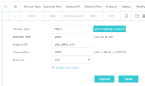 Virtual server (port forwarding) rule(s) setup for 4.xx firmware version and higher table of contents create address object create. Cannot Get Mosquitto To Allow Connection From Outside Local Network Stack Overflow