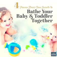 So they are great for bathing babies who can sit up and toddlers who may have outgrown the baby's bath but are still too little for the big scary shower. 4 Proven Stress Free Secrets To Bathe Your Baby And Toddler Together Mightymoms Club